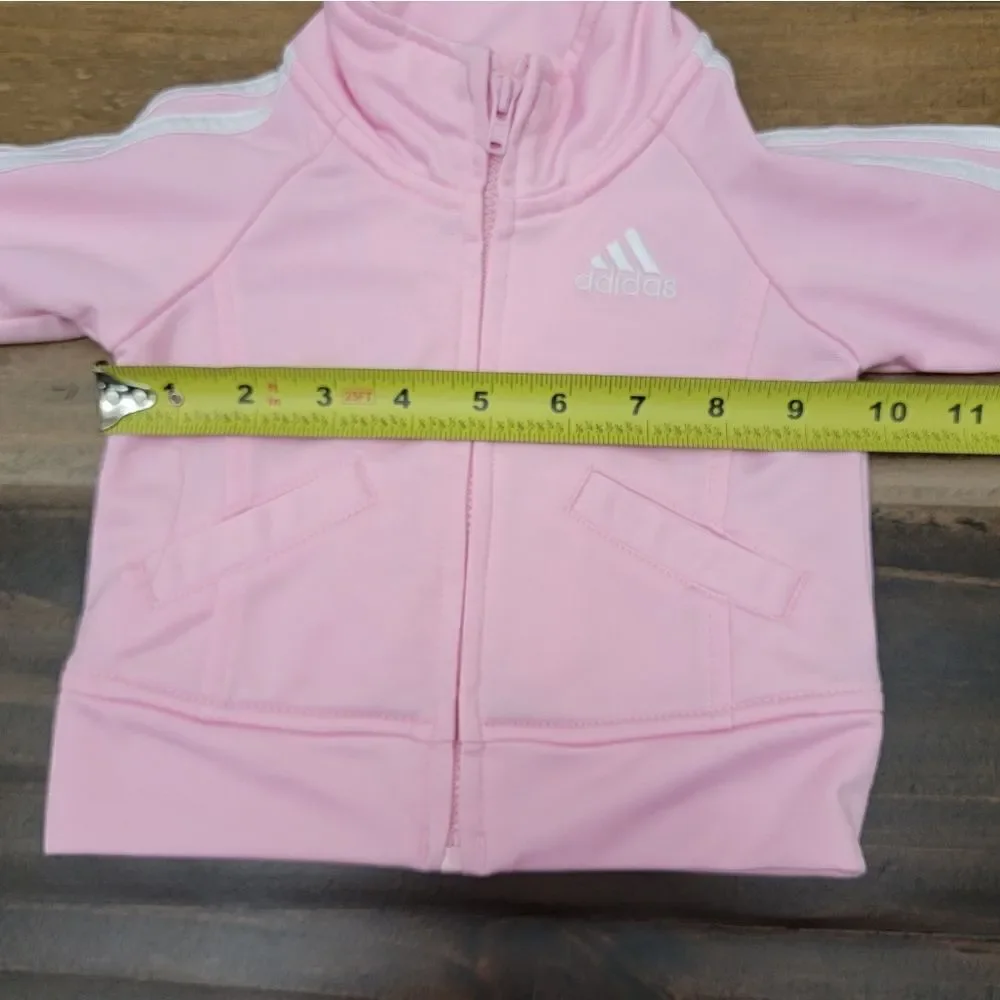 Adidas Girls Classic Tricot Track Set of Two Pink Sporty Size 3 Months